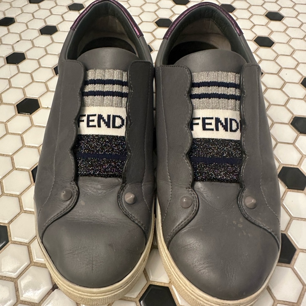 Fendi slip on sneakers